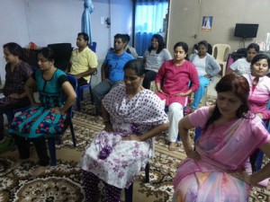 Meditation class
