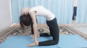 ustrasana (camel pose)